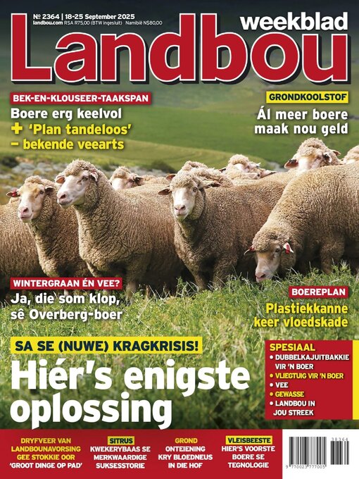 Title details for Landbouweekblad by Media 24 Ltd - Available